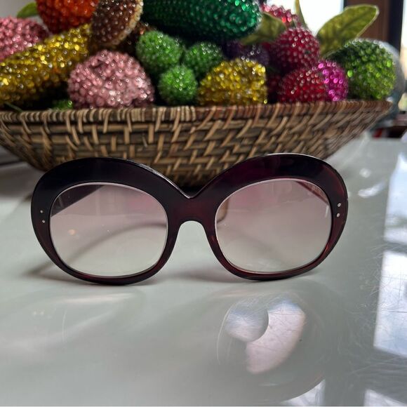 RARE Vintage Mod Oversized 1960s Pierre Marly SOURCILLA Sunglasses - Picture 1 of 14